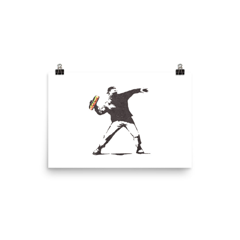 Sandwich Thrower Poster (12x18)